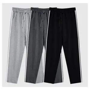 [하프클럽/]남성 남자 옆선 흰색 투라인 일자 트레이닝 팬츠 바지