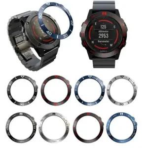 가민피닉스 Garmin Fenix ？？5x 5xPlus 3 3HR 스마트 시계 스틸 커버 긁힘 방지 보호 링용 베젤 링 프레임