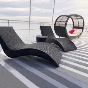 호텔 썬베드 수영장 펜션 해변 리조트 침대 리클라이너