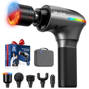 밥 앤 브래드 A2 프로 마사지 건, 온열 및 냉요법, 전문 타악기 건 딥 티슈, 홈 헬스장, 휴대용 근육 마사지기, FSA HSA 자격, 이상적인 선물