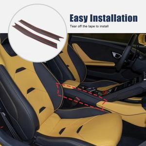 람보르기니 우라칸 LP610 2014-2021용 드라이 카본 파이버 자동차 팔걸이 박스 사이드 커버 트림