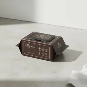 로얄 플러스 75평량 도톰한 저자극 아기 물티슈 엠보싱 캡형 70매 20팩