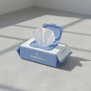 스마트에코 베이직 100매 20팩 캡형 아기물티슈