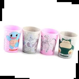 주스컵 포켓몬스터 단단한컬러 컵 마카롱 아동물컵 양치컵 4P