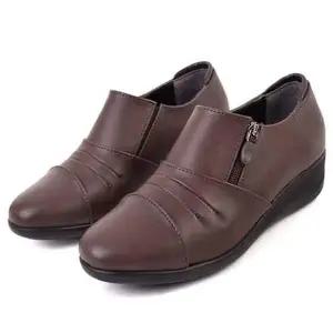 키높이 RK673239 통굽 여성 컴포트화 가죽신발 슬립온 스니커즈