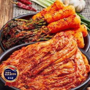 [하프클럽/수아네]강원도 영월 솜씨가 신토불이 포기김치 10kg+총각김치5kg