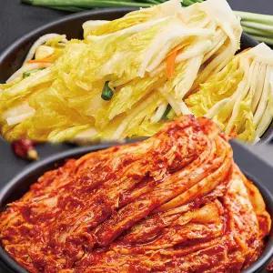 [하프클럽/수아네]강원도 영월 솜씨가 포기김치 5kg+백김치5kg