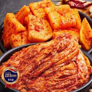 [하프클럽/수아네]강원도 영월 솜씨가 신토불이 포기김치 5kg+석박지5kg