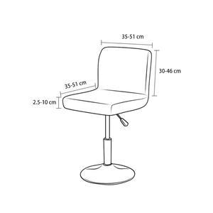 바 의자 짧은 슬립 스몰 연회 커버 베이지옐로우 01 시트 스툴 등받이 단색 호텔 케이스
