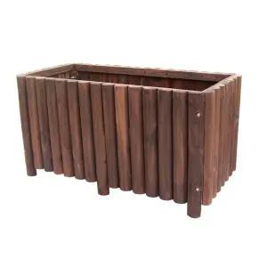 원목화분 직사각 텃밭상자 대형 정원 화분 원목 베란다