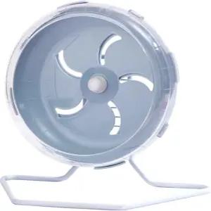 1Pcs 블루 사일런트 햄스터 휠 7인치 운동 러닝 높이 조절 케이지 액세서리