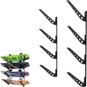 저장 보드 조절 가능한 웨이크 보관 랙 ？ 월 마운트 4 레벨 디스플레이 보드용 헤비 듀티 수상 스포츠 장비