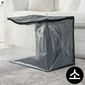 [하프클럽/]이불가방 PVC 이불보관가방 손잡이 32x40x16cm