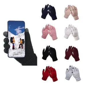 [하프클럽/]여성용 터치 장갑 보온 겨울 스마트폰 사용 따뜻한 핸드워머