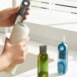 텀블러 3in1 세척솔 젖병 뚜껑 미니 브러쉬 세정 보온병 설거지 청소 얇은