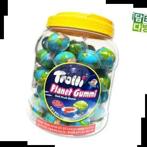 과자 트롤리 지구 젤리 x 61입) 1146.8g (18.8g