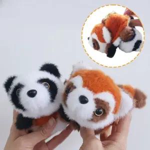 [하프클럽/]반전 변신 판다 팬더 레서판다 인형 키링 체인지 래서판다 동물