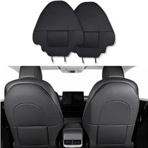 모델 Y 주니퍼 시트 백킥 커버용 2PCS 백 프로텍터 마모 방지 안티 킥 매트 액세서리 2026