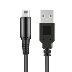 SCIFUSION 3DS USB 충전 케이블 닌텐도 뉴 XL/뉴 3DS/ 2DS/뉴 2DS XL/ 2DS/ DSi/DSI XL 블랙 4피트