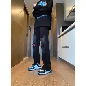 록쉬블몰 남성 배기핏 바지 트렌디봄가을 청 힙합 슬림핏 HO3