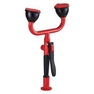 실험실 비상 세안기 풋페달 스테인리스 세안대 씻기 샤워 높이 이중 급수구 아이