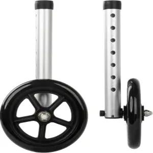 정밀 볼 베어링을 갖춘 2팩 워커 휠 교체 바깥쪽 각도 다리를 가진 워커를 위한 6인치 올터레인 7레벨 높이