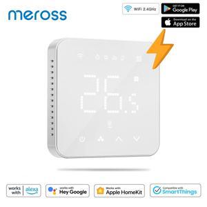 전기 바닥 난방 시스템용 Meross 스마트 WiFi 온도 조절기 Apple HomeKit Siri Alexa Google 홈과 함께 작
