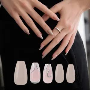 나연 핑거수트 물광네일팁 프리미엄 디자인 라인 10종 182382