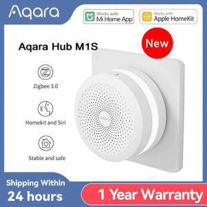 최신 Aqara 스마트 허브 M1S 게이트웨이 무선 Zigbee 3.0 Wifi RGB LED 야간 조명 원격 제어 Xiaomi Mijia
