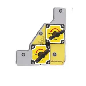 마그네틱 각도기 측정 보조 마그넷 삼각 직각자 마그네틱각도기 용접자석 브라켓 장치 목공