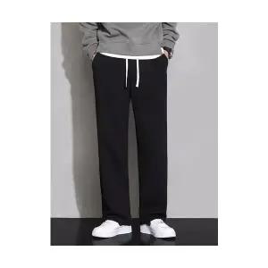 픽호샵 남자 키작남 바지 일자 가을 겨울 기모 도톰 트레이닝 와이드 캐주얼 꾹4