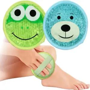 부상용 젤 스 팩 2팩 발열 사랑니 응급 처치 및 목 머리 팔 다리 무릎 발목