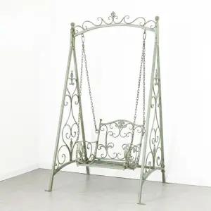 야외 흔들의자 철제 정원그네 펜션 싱글 해먹 흔들 스윙