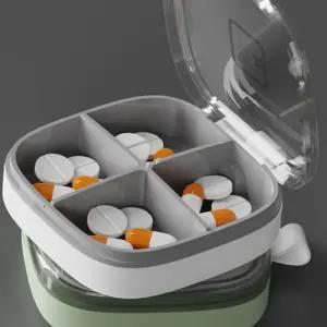 (다올)휴대용 알약통 비타민케이스 영양제 수납함
