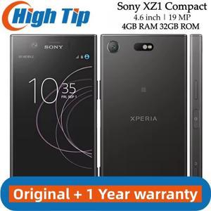 Sony 원래 Xperia XZ1 컴팩트 4.6 인치 4GB RAM 32GB ROM 일본어 버전 SO-02K 19MP 지문 안드로이드 잠금