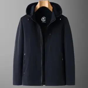 남성 트렌디 아이템 점퍼 야상사파리 아웃도어 캐주얼 탈부착 후드 재킷 빅사이즈 가을 바람막이 HT3