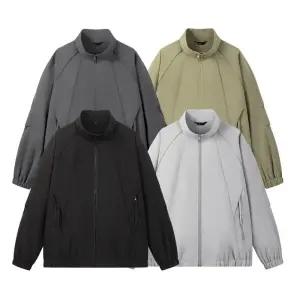 남성 트렌디 아이템 점퍼 야상사파리 가을재킷 야상 솔리드 빅사이즈 HT3