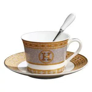 커피잔 세트 카페 본차이나 걸이 6인 거치대 찻잔 4인 받침 도자기