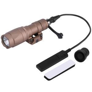 전술 손전등 소총 무기 라이트 M300A - 압력 스위치가 있는 미니 LED 라이트, 피카티니 레일용 400루멘