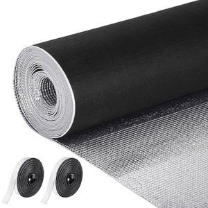 차고 지붕 여행용 캠핑카 스카이라이트 실드용 프렌다 Rv 창문 반사 단열 롤 23.6인치 x 20피트 이중 알루미늄 호일 열 버블 열창 그늘막 도어 커버 블랙아웃