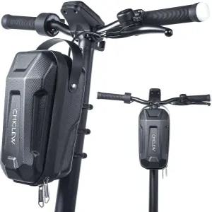 핸들이 있는 3L 대형 스쿠터 가방 휴대용 전기 보관 스쿠터용 방수 XL 핸들바 파우치 소형 코드 잠금 및