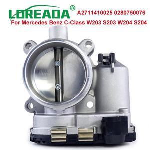 A2711410025 0280750076 C 클래스 W203 S203 906 쿠페 스로틀 W204 Assy S204 Kompressor 바디 0280750720 스프린터