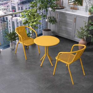 테이블의자세트 테라스 탁자 루프탑 옥상 체어 50CM 카페 2인세트 플라스틱 펜션