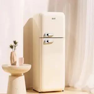레트로 미니 냉장고 소형 1인 가구 원룸 사무실 냉동고 겸용 켄토엔 디자인 가전 홈바