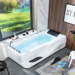 티오스 대형 욕조 폭포 스타일 온수 가열 마사지 성인용 가정용