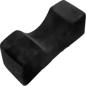 메쿠페우 속눈썹 연장 벨벳 베개 미용실 메모리 폼 넥 접목 메이크업 (블랙)