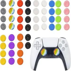 PS5 PS4 50개 캡 Pro용 Switch 조이스틱 썸 실리콘 Xbox 커버 그립