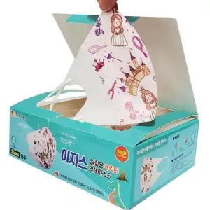 숨쉬기편한마스크 이지스 일회용 캐릭터 입체 마스크 아동용 공주 25매