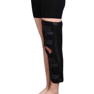 무릎반깁스 타박상 보호대 무릎깁스 직물 블랙 인대 반깁스 에스 복합 관절염 무릎보조기