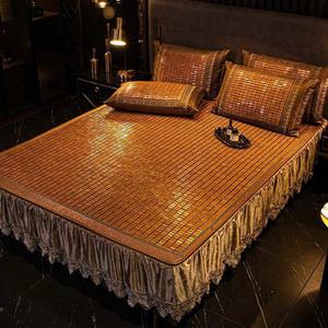 나무 매트 여름 대자리 일인용 단좌 딥 1인용 나무실에서 원색 매트의